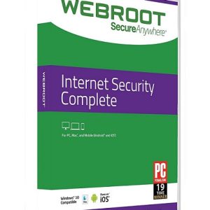 Webroot SecureAnywhere Internet Security Complete 1 Device 3 Year